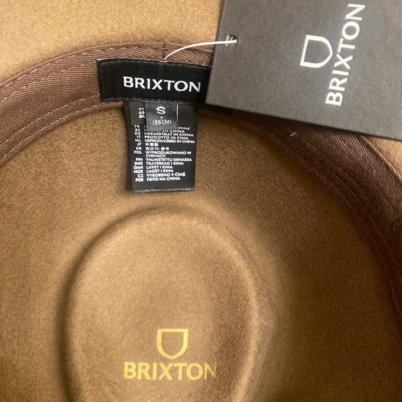 Brixton Jo Wool Felt Fadora Hat - Picture 4 of 5